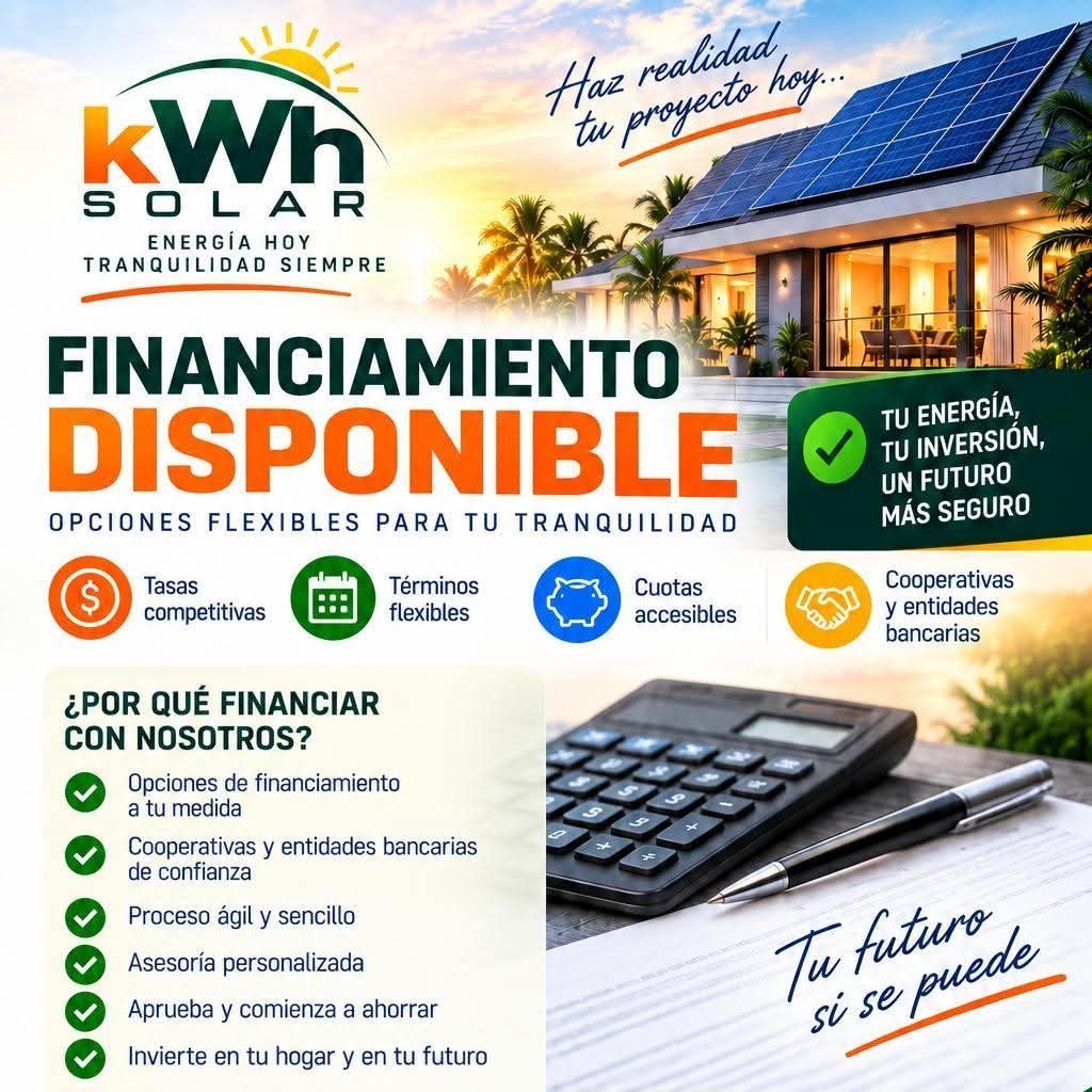 Financiamiento disponible