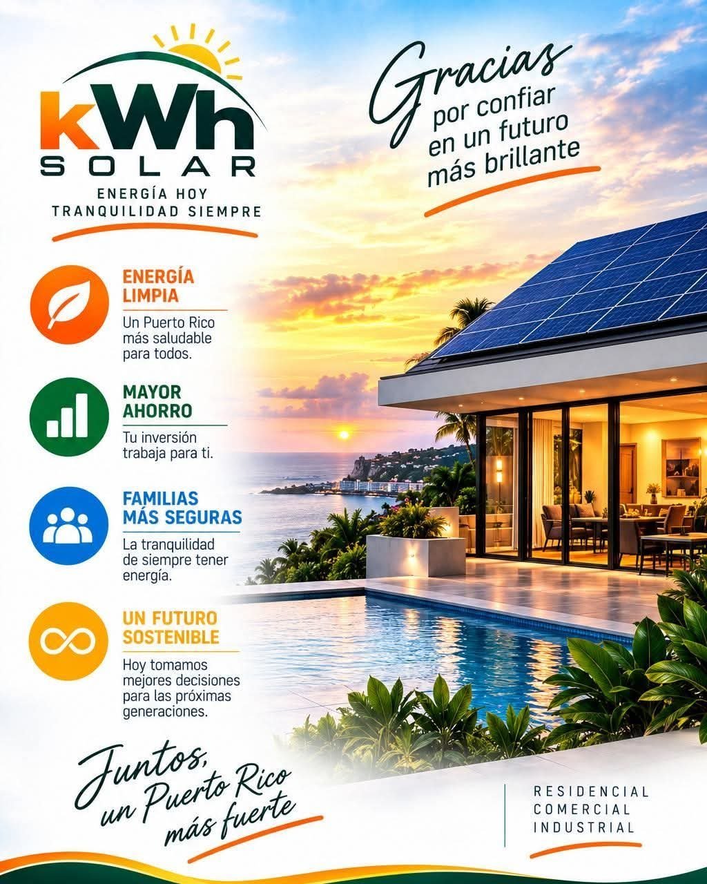 Gracias por confiar en kWh Solar